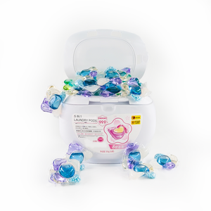 Private Label 8-25g Laundry Liquid Gel Eco-Friendly Laundry Detergent Capsules Pods for Clothes Washing