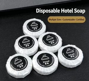 Modern Luxury Hotel Soap Disposable Eco-Friendly Lightweight Travel Size Nourishing Moisturizing Toiletries OEM Brand Wholesale
