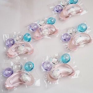 OEM ODM Private Label Laundry Detergent Pods Washing Capsules with Scent Beads Custom Shape or Packing