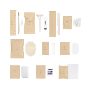 Biodegradable Eco Friendly Disposable Guest Room Bathroom Toiletries Set