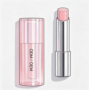 OEM ODM Clear Pink Lip Balm Stick Private Label Custom Logo Soap Companion