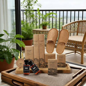 Wholesale Customized Luxury Hotel Amenity Kits with Eco-Friendly Disposable Materials Portable & Lightweight Design
